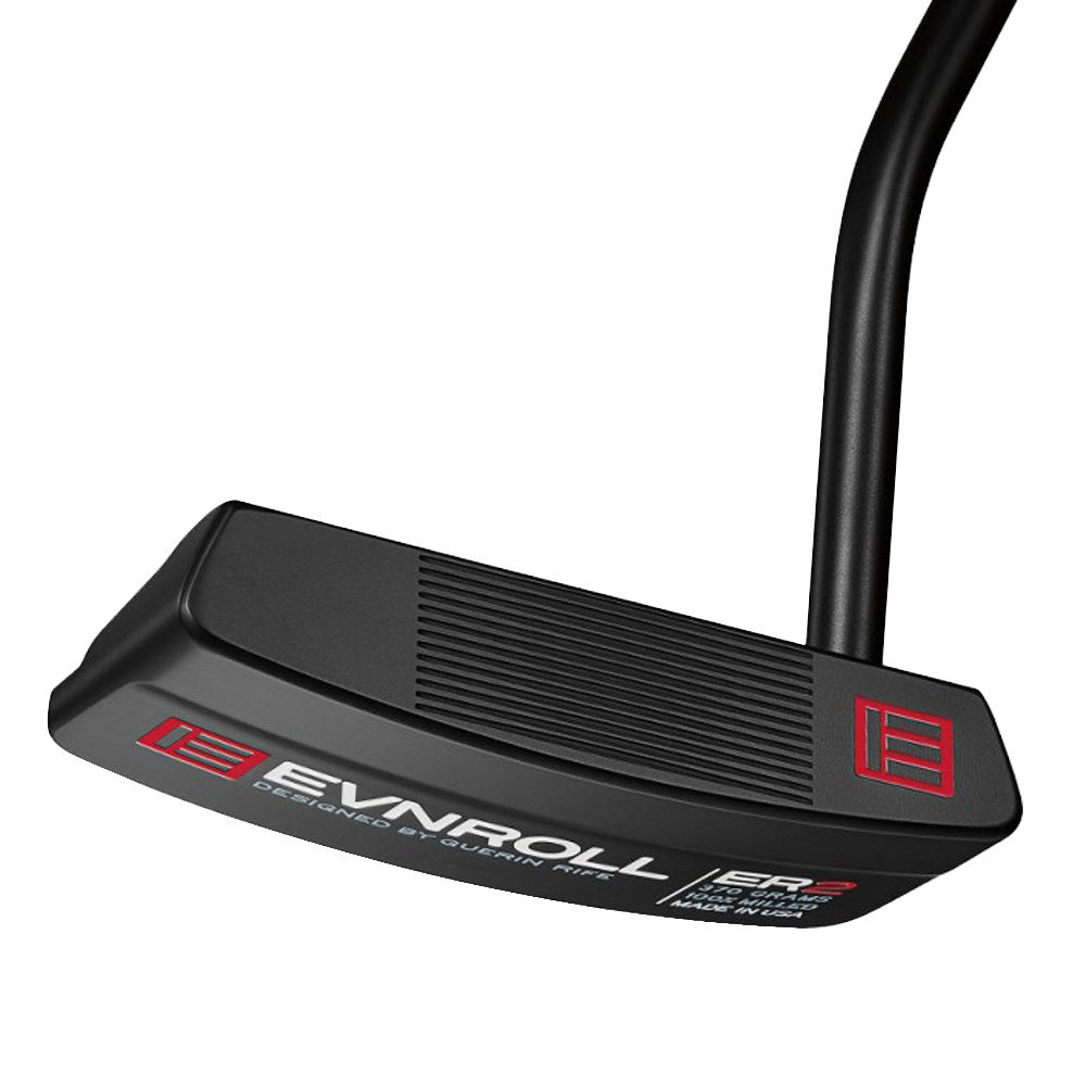 EVNROLL ER2VB SHORT PLUMBER MIDBLADE BLACK 35" PUTTER - WITH GRIP