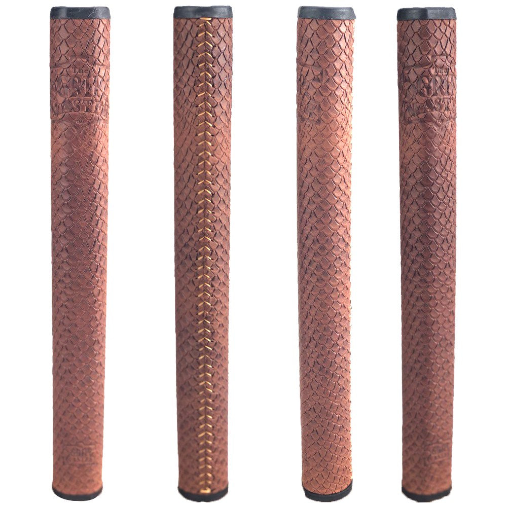 THE GRIP MASTER COLLECTOR'S EDITION DARK BROWN SCALE PUTTER GRIPS
