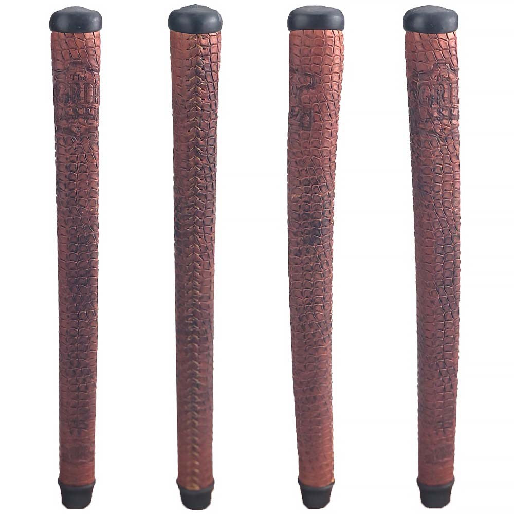 THE GRIP MASTER COLLECTOR'S EDITION DARK BROWN SCALE PUTTER GRIPS