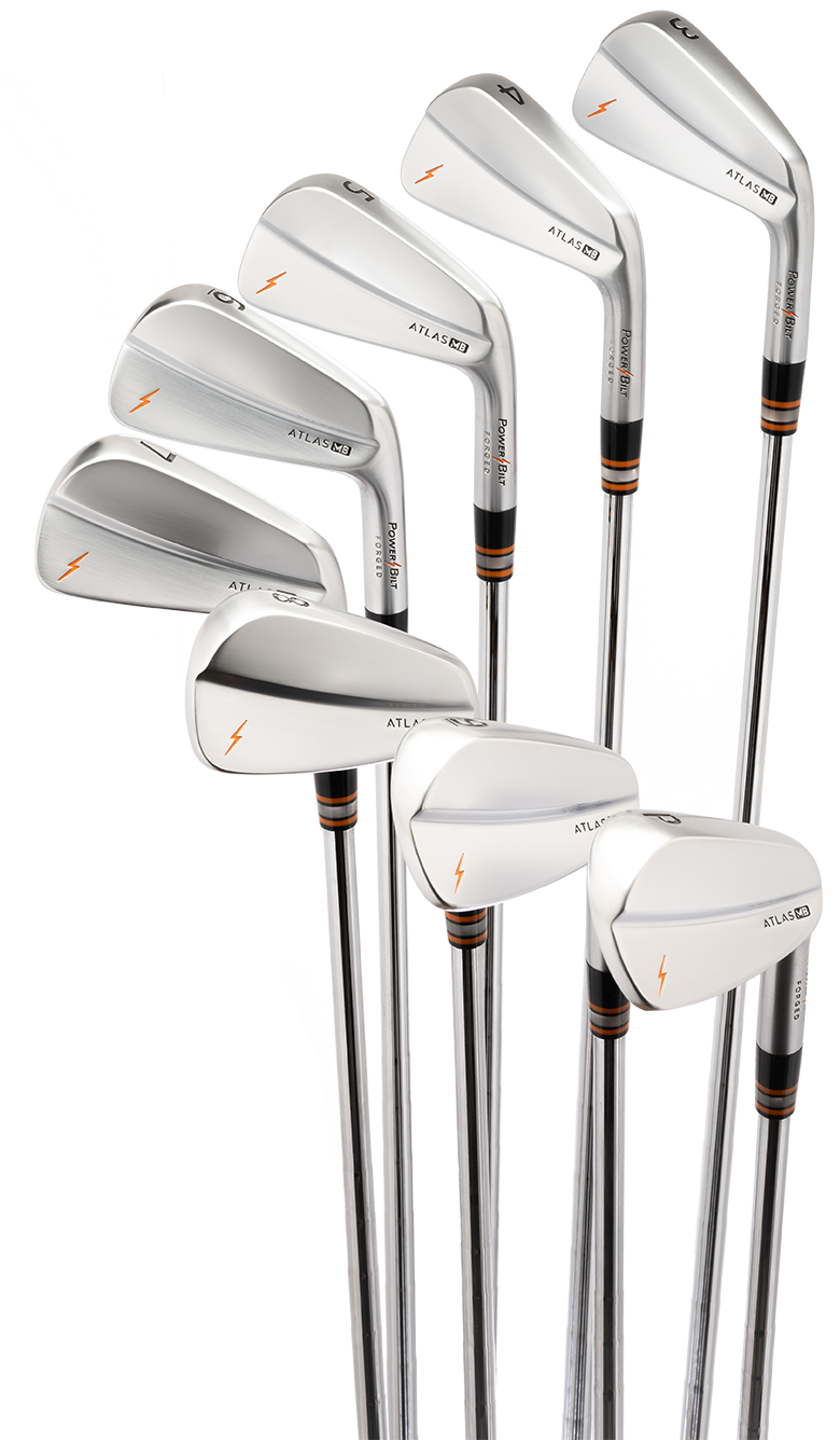 POWERBILT ATLAS MB SATIN IRONS .370 (HEADS ONLY)