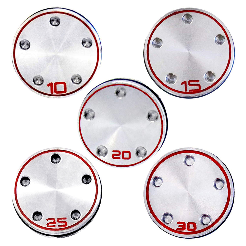 STAINLESS PUTTER WEIGHT FITS SCOTTY CAMERON (RED) - 1 PIECE