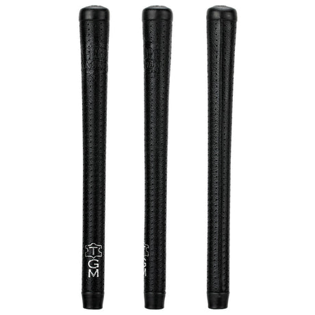 GRIP MASTER KIDD SEWN SWINGER GRIPS - BLACK (BLACK CAP)