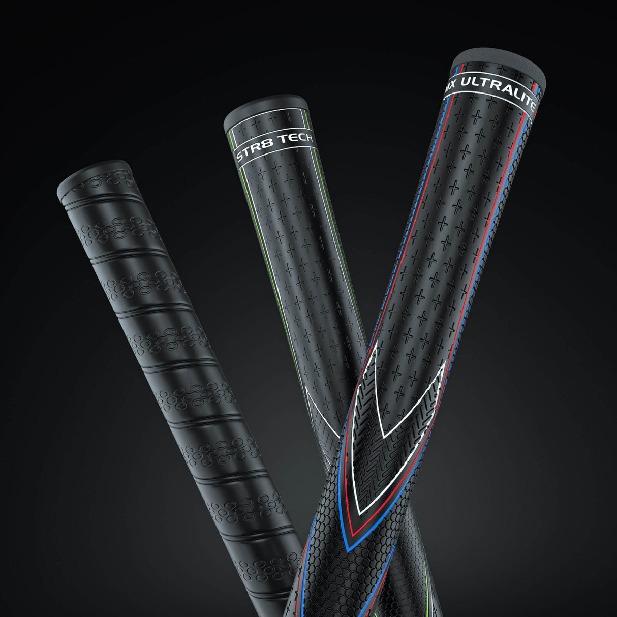 JUMBOMAX STR8 TECH NON-TAPERED SWING GRIPS - TEXTURED WRAP
