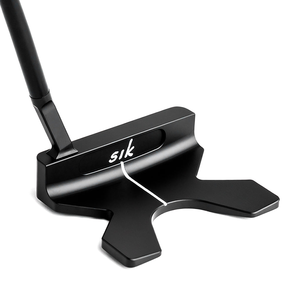 SIK FLO PUTTER MATTE BLACK - RH ASSEMBLED (LINE BACK FLANGE)