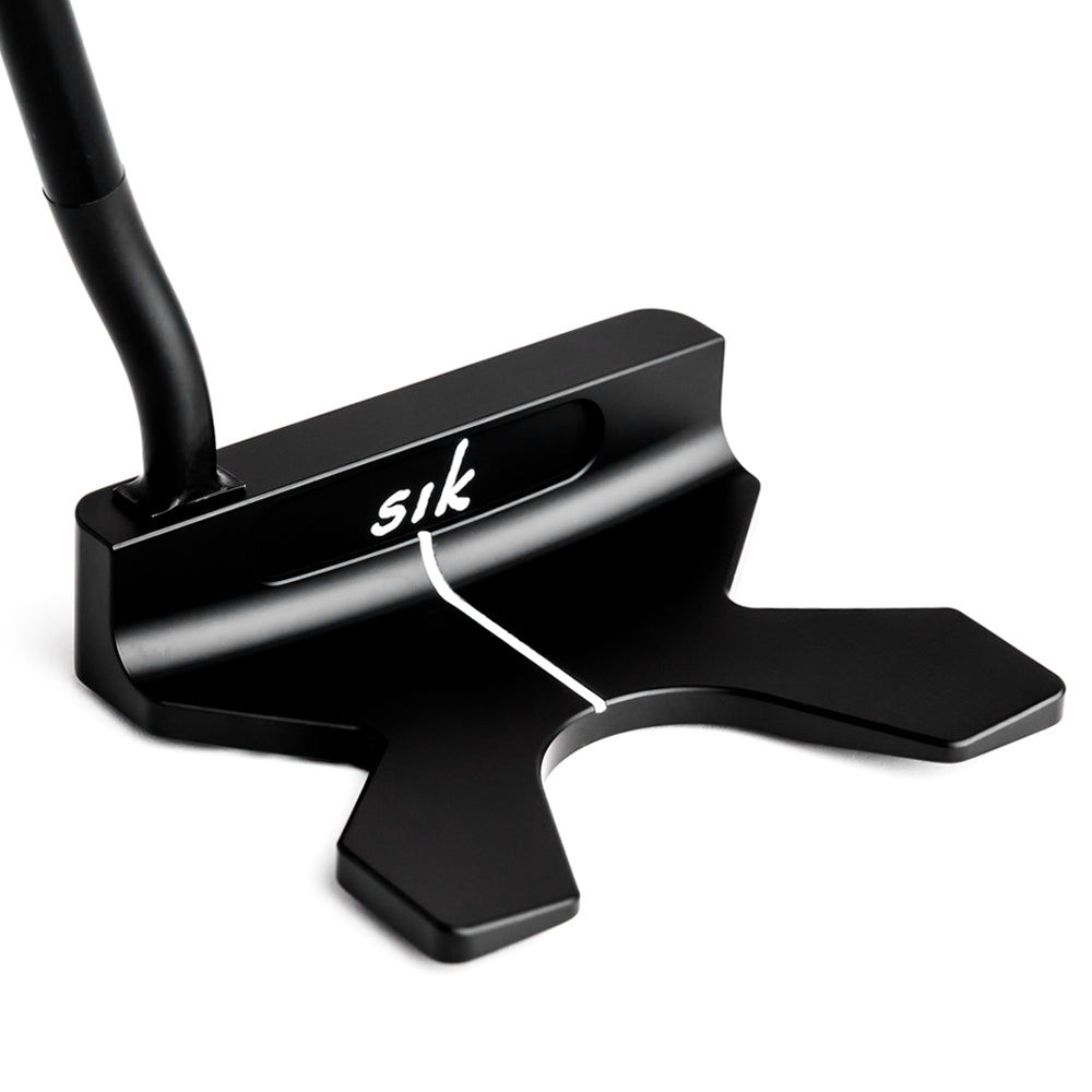 SIK FLO PUTTER MATTE BLACK - RH ASSEMBLED (LINE BACK FLANGE)