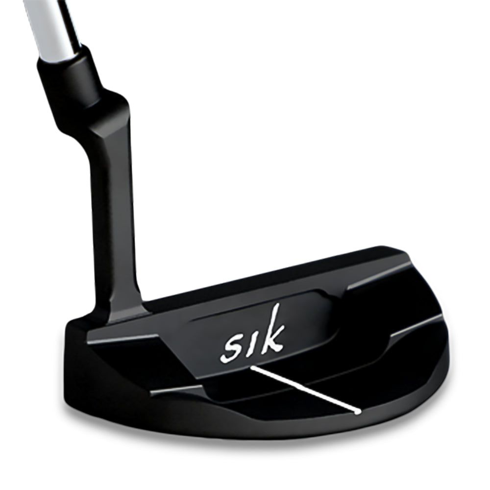SIK SHO PUTTER MATTE BLACK - RH ASSEMBLED (LINE BACK FLANGE)