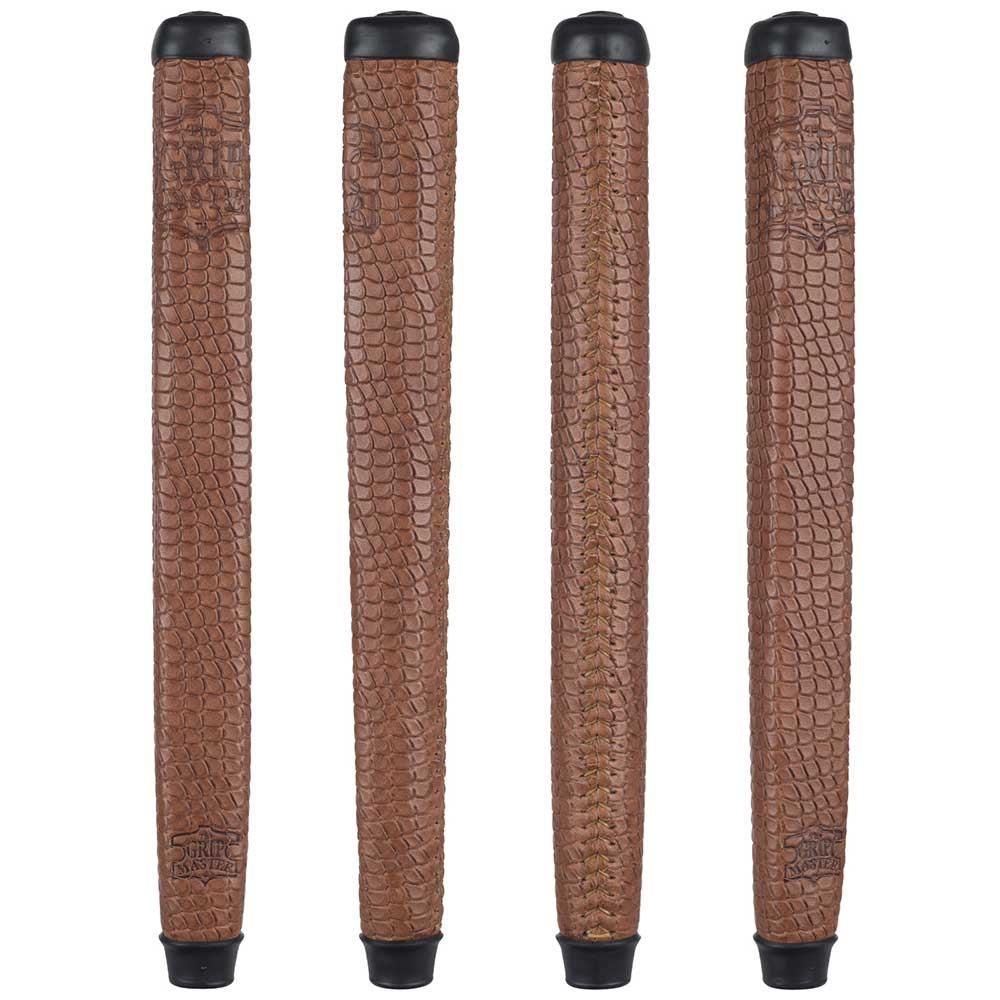 THE GRIP MASTER COLLECTORS EDITION PUTTER GRIPS - BROWN SCALE PATTERN