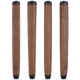 THE GRIP MASTER COLLECTORS EDITION PUTTER GRIPS - BROWN SCALE PATTERN