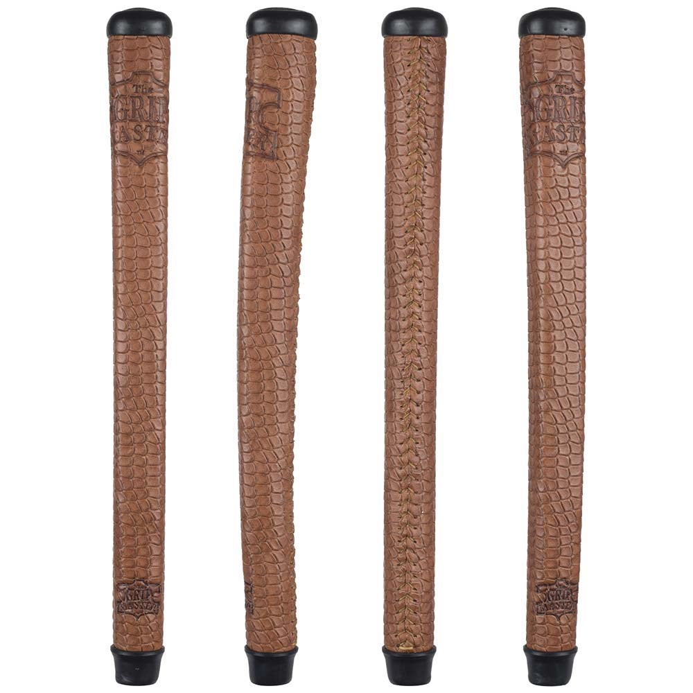 THE GRIP MASTER COLLECTORS EDITION PUTTER GRIPS - BROWN SCALE PATTERN