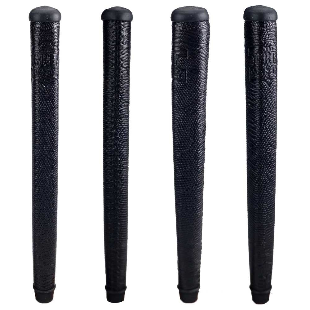 THE GRIP MASTER COWHIDE LACED PUTTER GRIP - COLLECTOR EDITION DARK BROWN SCALES