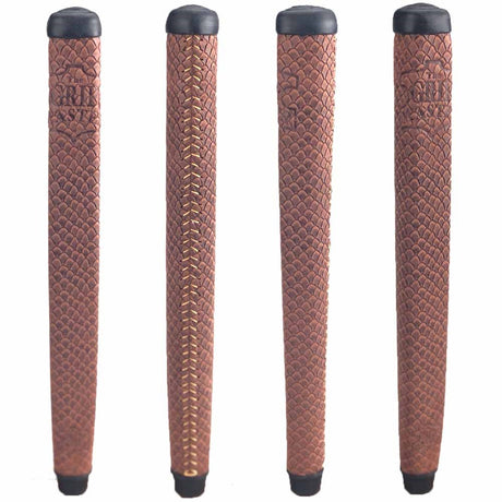 THE GRIP MASTER COLLECTOR'S EDITION DARK BROWN SCALE PUTTER GRIPS