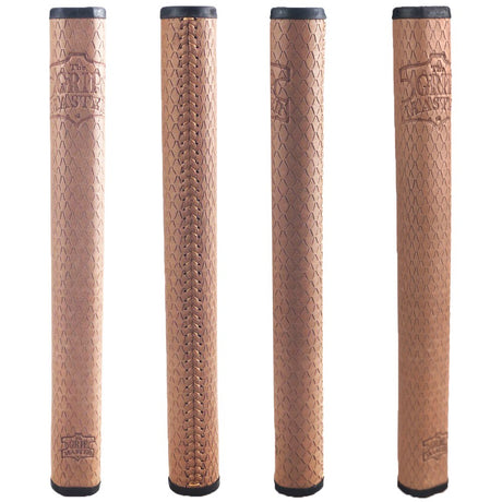 THE GRIP MASTER COLLECTOR'S EDITION BROWN SNAKE SCALE PATTERN PUTTER GRIPS