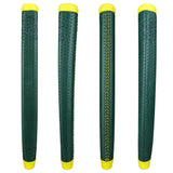 THE GRIP MASTER SIGNATURE PADDLE PUTTER DARK GREEN-YELLOW (YELLOW STITCHBACK)