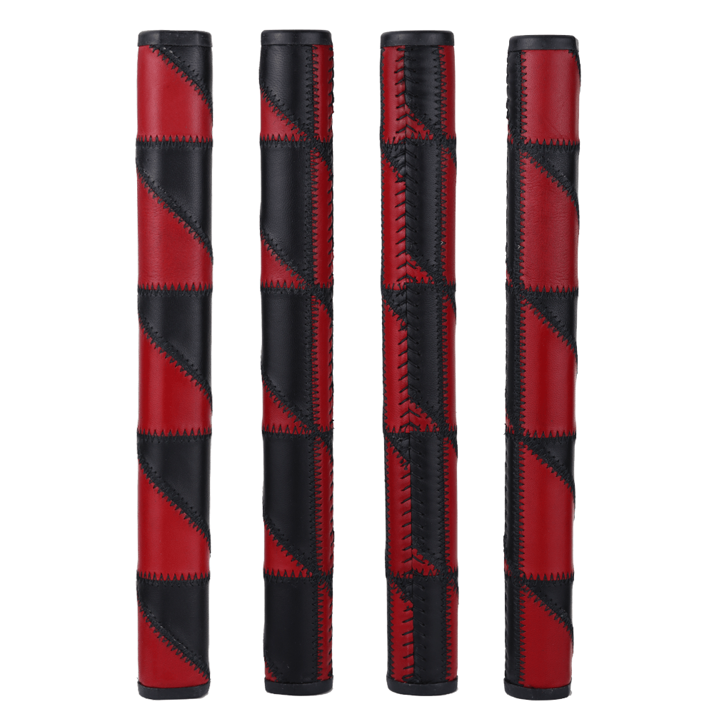 THE GRIP MASTER PATCHWORK CABRETTA PUTTER GRIP - BLACK/RED