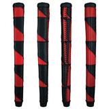 THE GRIP MASTER PATCHWORK CABRETTA PUTTER GRIP - BLACK/RED