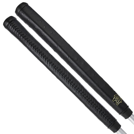 THE GRIP MASTER XOTICS OSTRICH BODY BLACK LACED PUTTER GRIPS