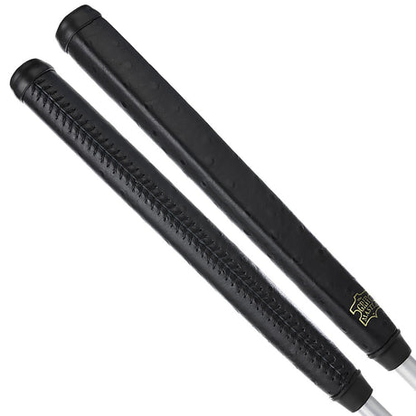 THE GRIP MASTER XOTICS OSTRICH BODY BLACK LACED PUTTER GRIPS