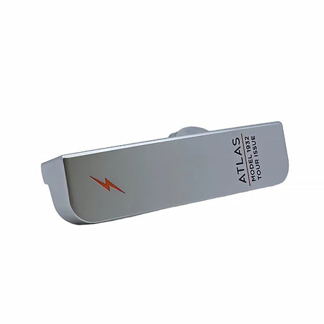 POWERBILT ATLAS 1932 SATIN CHROME PUTTER HEAD (WITH HEADCOVER)