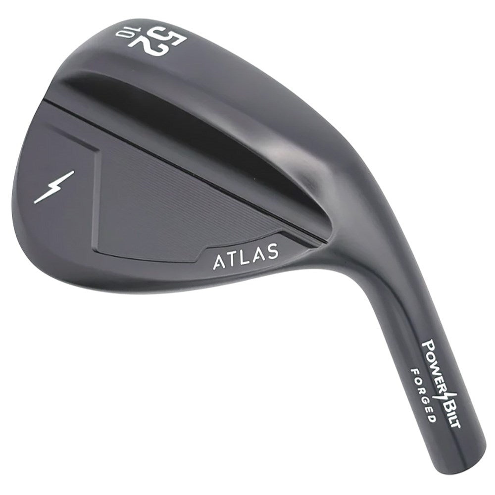 POWERBILT ATLAS GUNMETAL FINISH LH WEDGES .370 (HEADS ONLY)