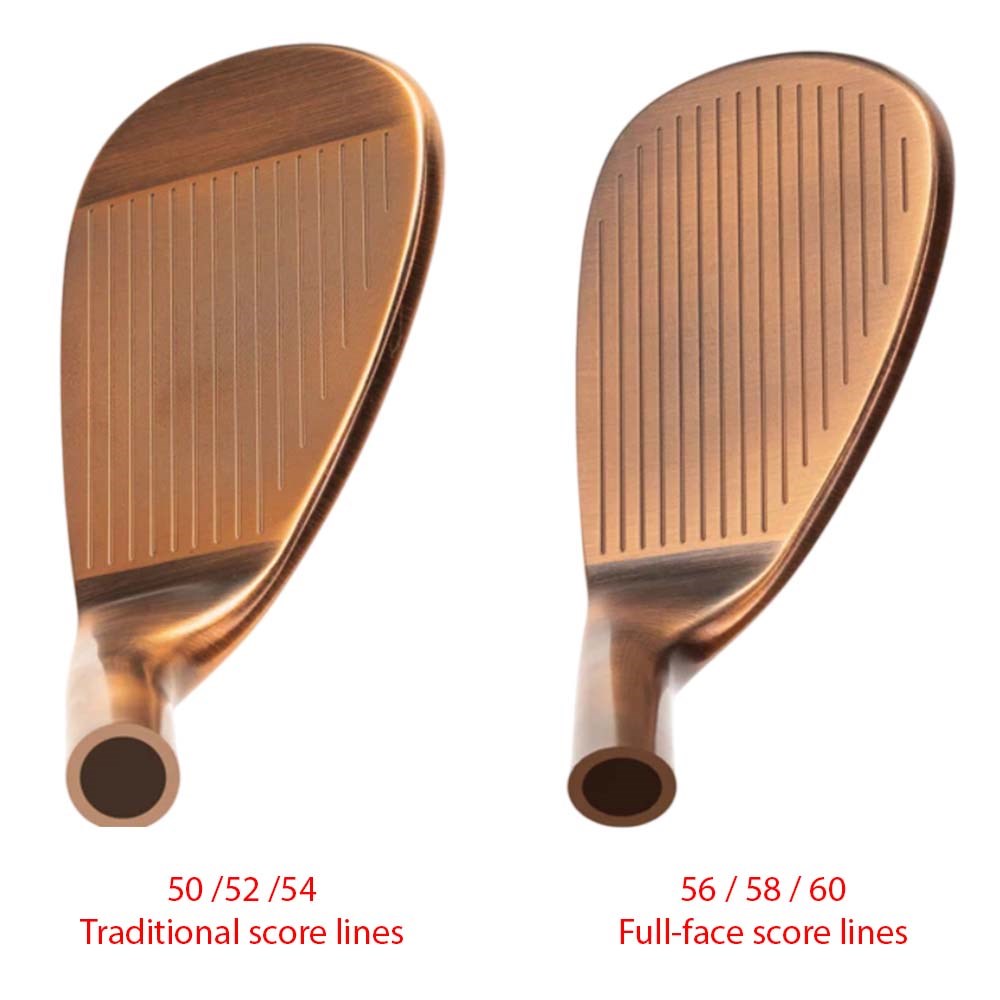POWERBILT ATLAS BRONZE FINISH LH WEDGES .370 (HEADS ONLY)