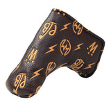 POWERBILT X WESTON MAUGHAN MODEL 801 BLACK PUTTER HEAD (WITH HEADCOVER)