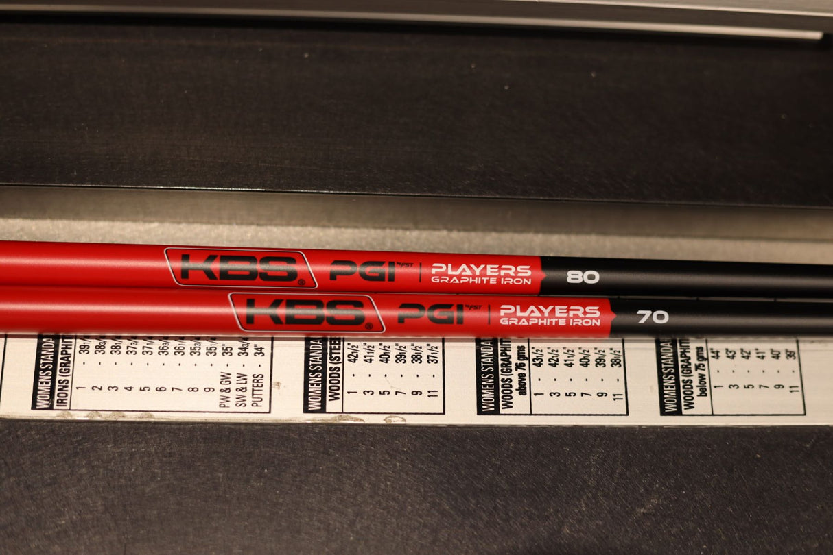 KBS PGI PLAYER'S GRAPHITE IRON BLACK MATTE SHAFTS (0.355)