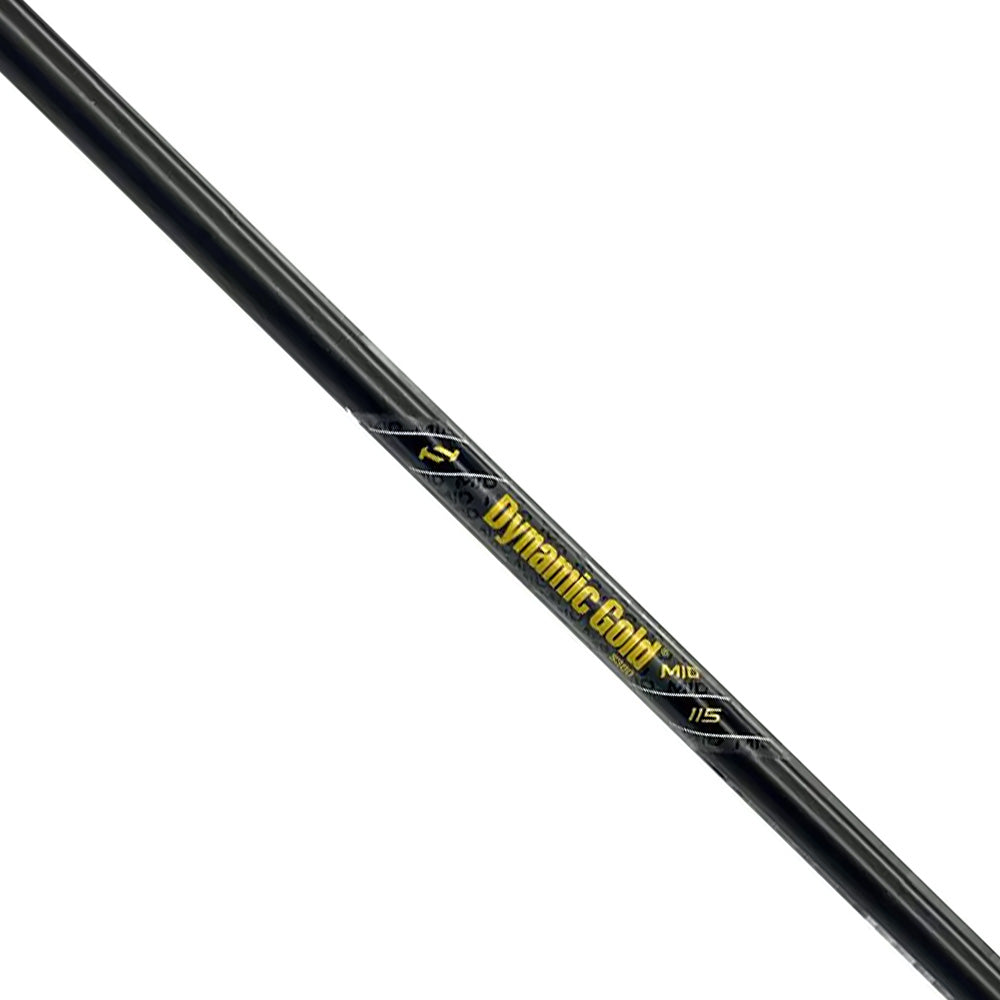 TRUE TEMPER DYNAMIC GOLD 115 MID TOUR ISSUE GUNMETAL IRON SHAFTS (.355)