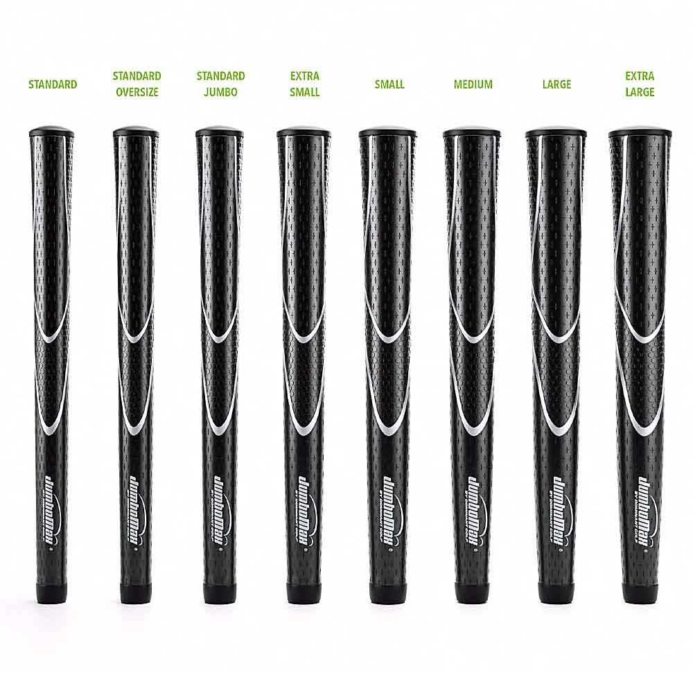 JUMBOMAX TOUR SERIES SWING GRIPS - BLACK/SILVER
