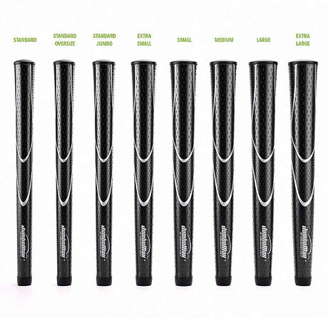 JUMBOMAX TOUR SERIES SWING GRIPS - BLACK/SILVER
