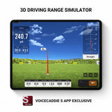 SWING CADDIE SC4 PRO LAUNCH MONITOR & DRIVING RANGE SIMULATOR