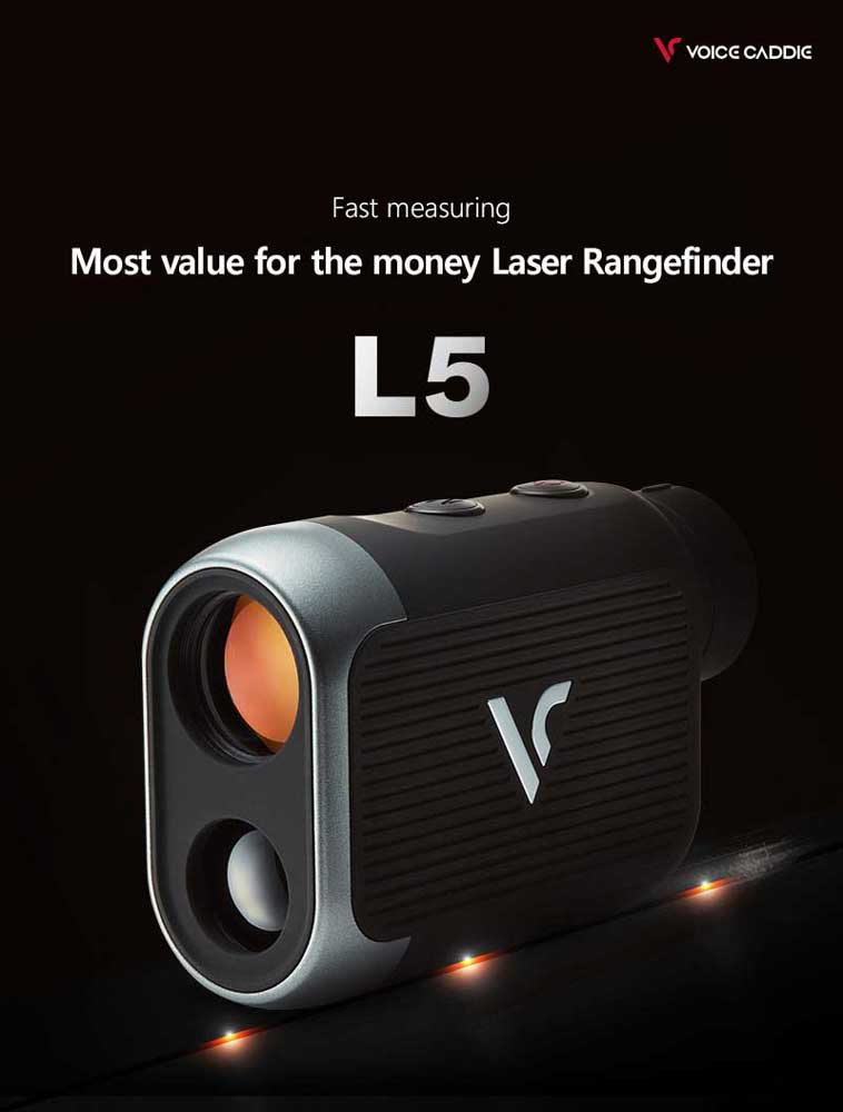 VOICE CADDIE L5 GOLF LASER RANGEFINDER WITH SLOPE – Golf Shafts