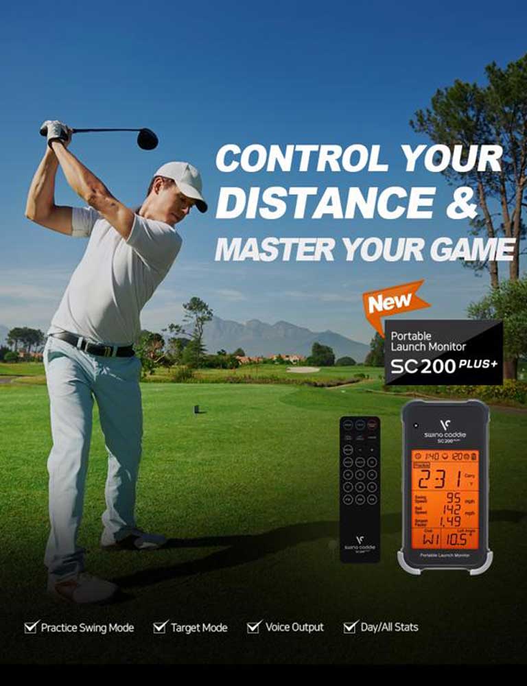 SWING CADDIE SC200 PLUS W/ SWING SPEED MODE