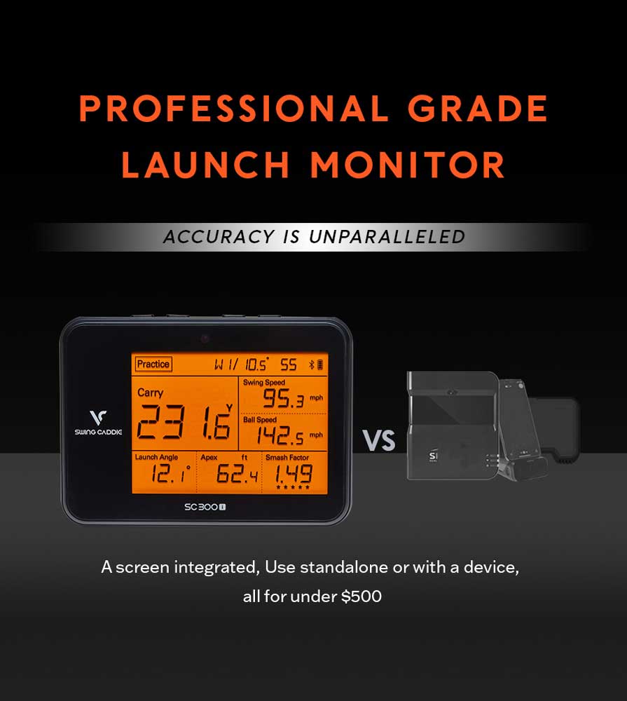 SWING CADDIE SC300i VOICE PORTABLE LAUNCH MONITOR – Golf