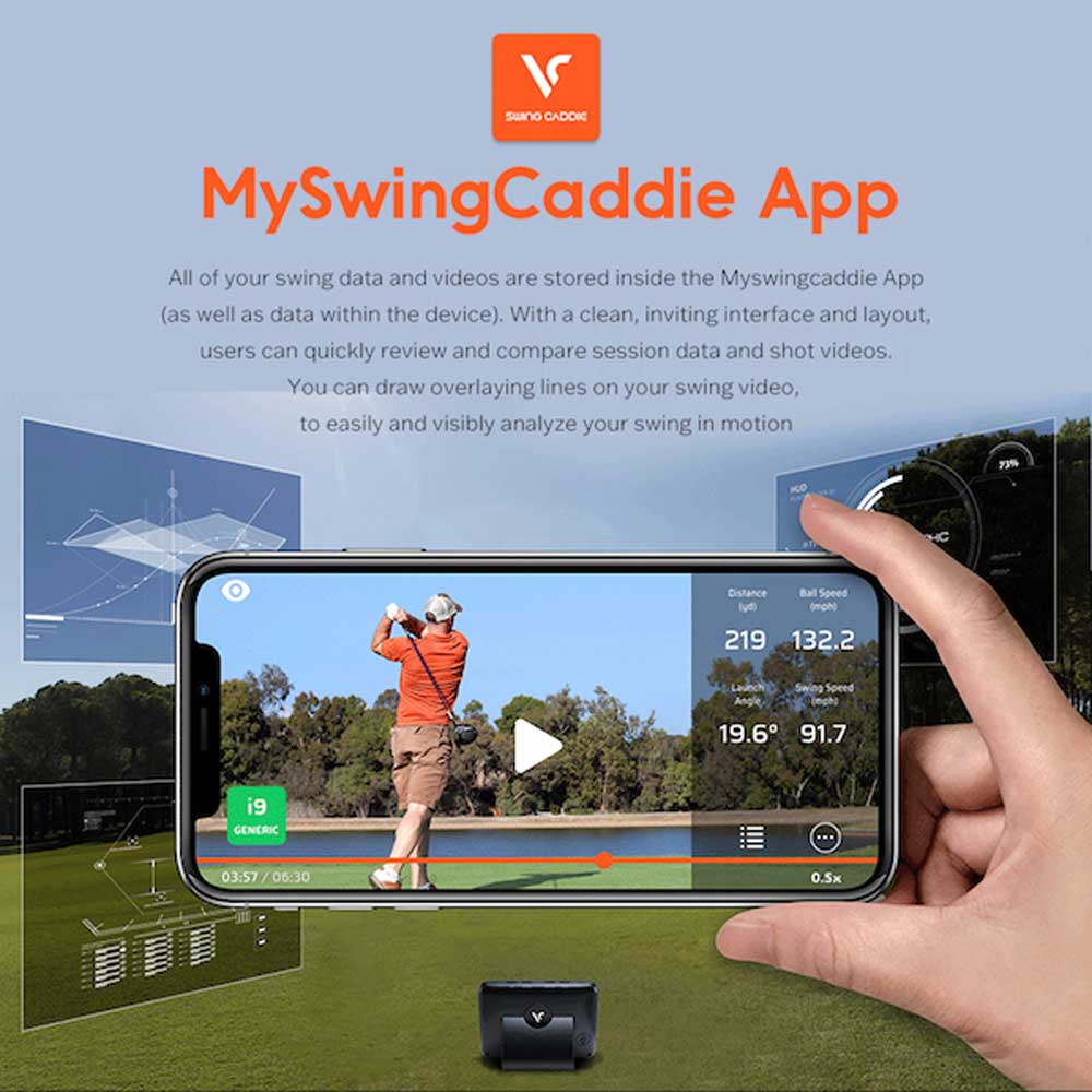 SWING CADDIE SC300i VOICE PORTABLE LAUNCH MONITOR