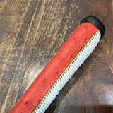 THE GRIP MASTER XOTICS HYBRID TOUR OSTRICH PUTTER GRIP - RED/CREAM