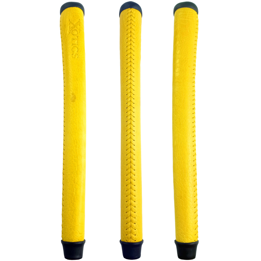 The Grip Master Ostrich Leg Yellow Laced Putter