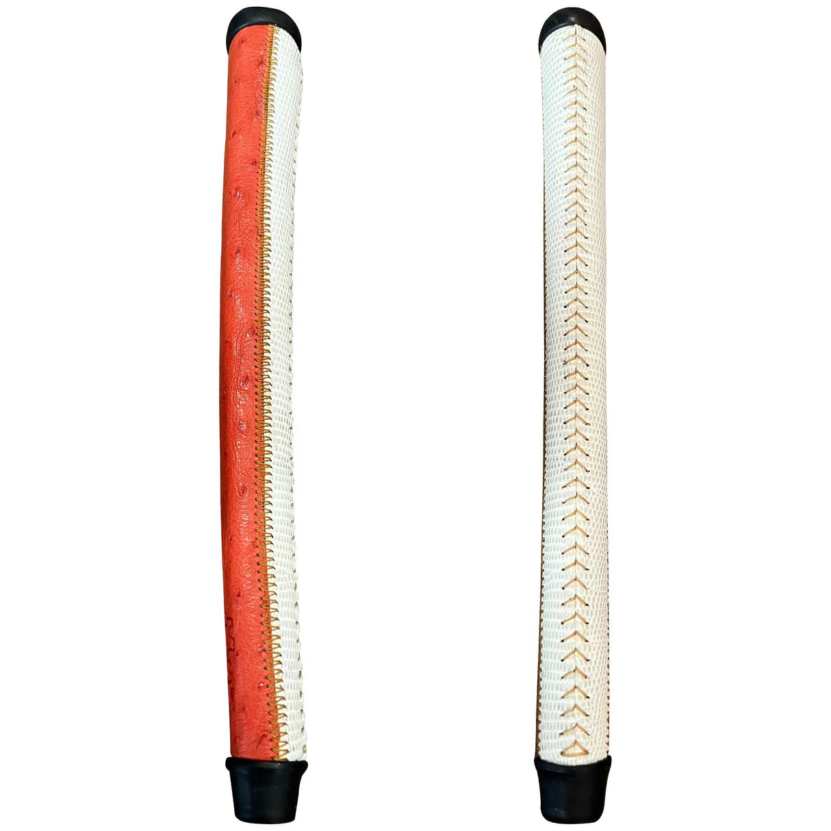 THE GRIP MASTER XOTICS HYBRID TOUR OSTRICH PUTTER GRIP - RED/CREAM