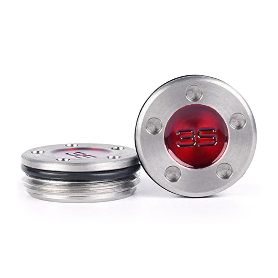 SCOTTY CAMERON TRANSLUCENT PUTTER WEIGHT - AFTERMARKET (RED) - 1