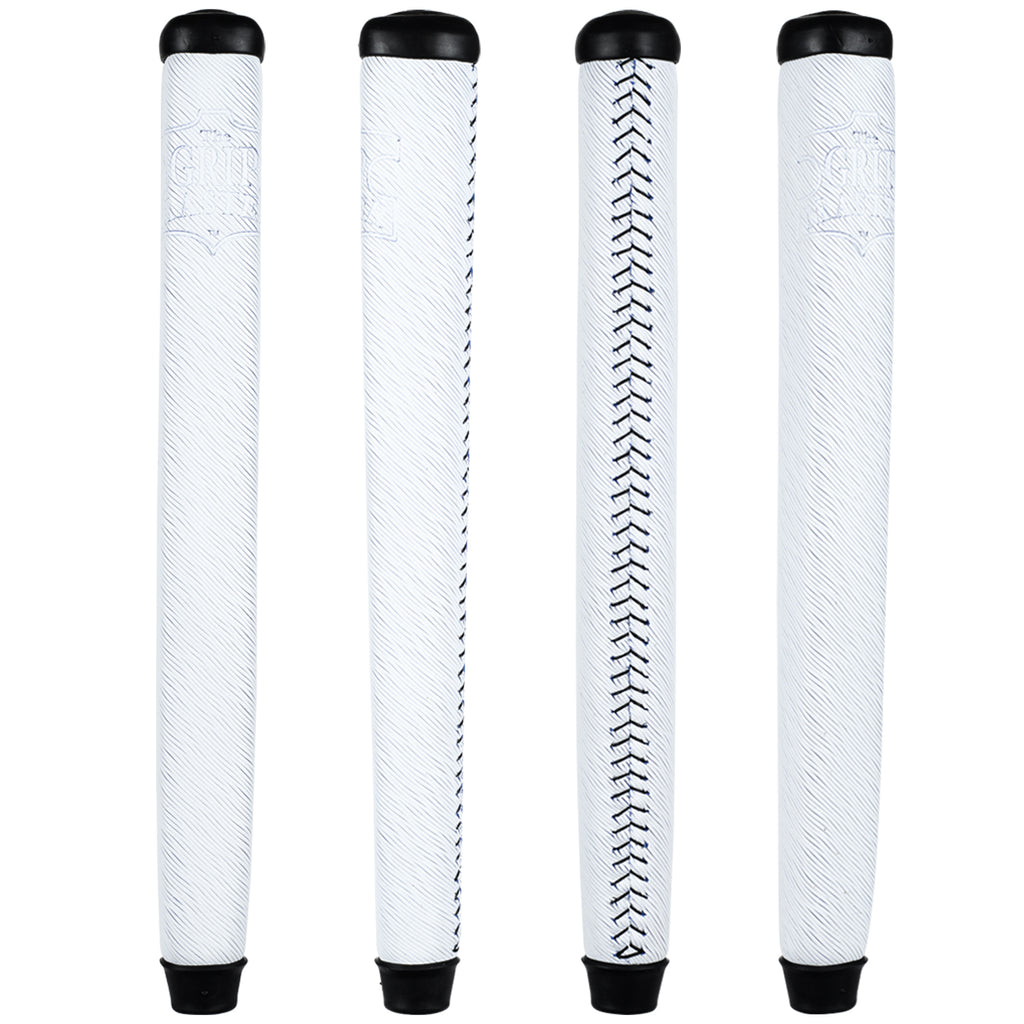 THE GRIP MASTER COWHIDE LACED PUTTER GRIP - COLLECTOR EDITION WHITE STRIPES